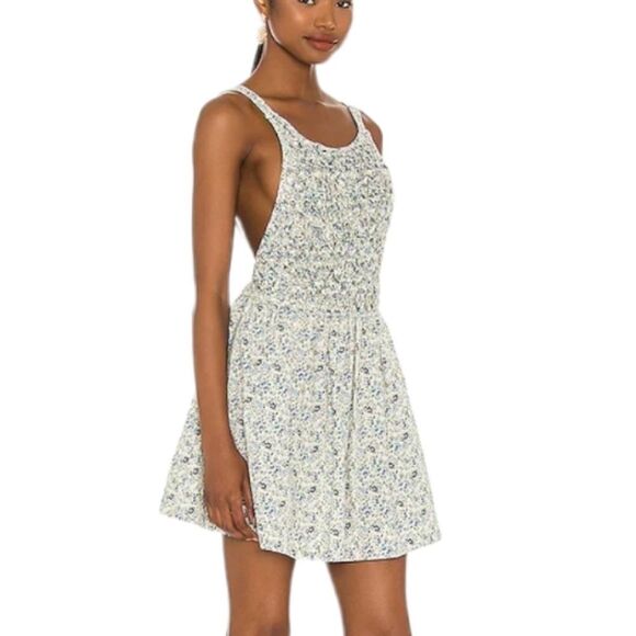 FREE‎ PEOPLE Petunia Cotton Mini Dress Sz MEDIUM - Picture 5 of 13